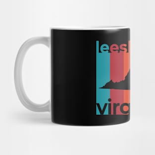 Leesburg Virginia Retro Mug